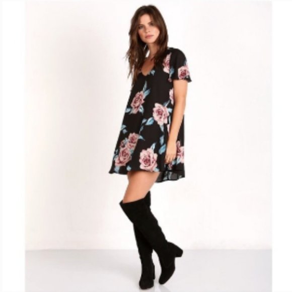 Show Me Your Mumu Kylie Mini Dress in Flower Hour - Picture 4 of 8